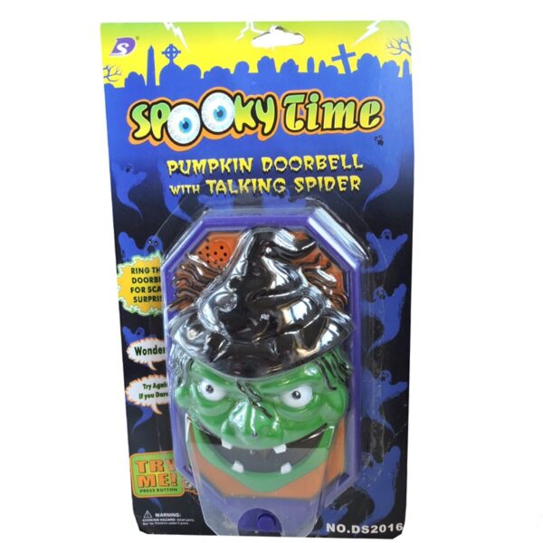 Doorbell Halloween Scary Pumpkin