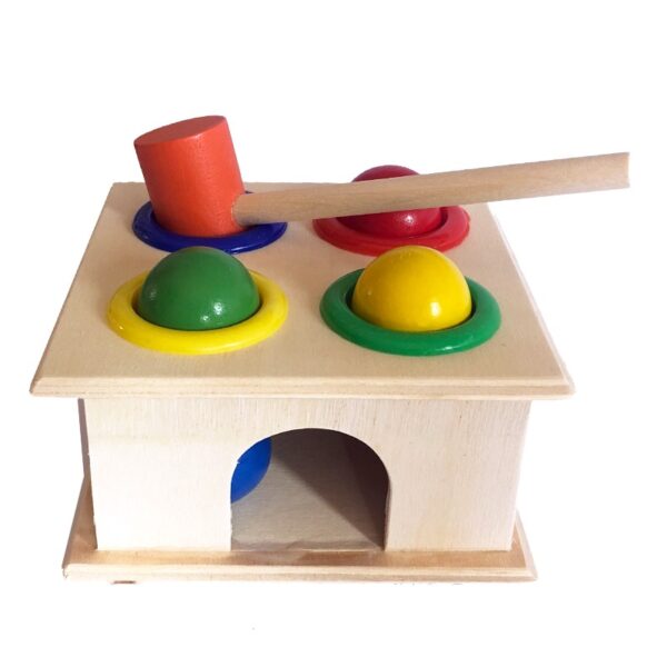 wooden baby hammer toy
