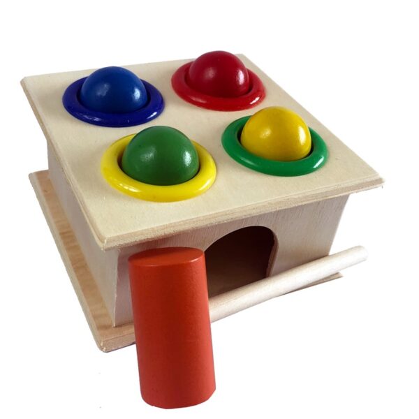 wooden baby hammer toy