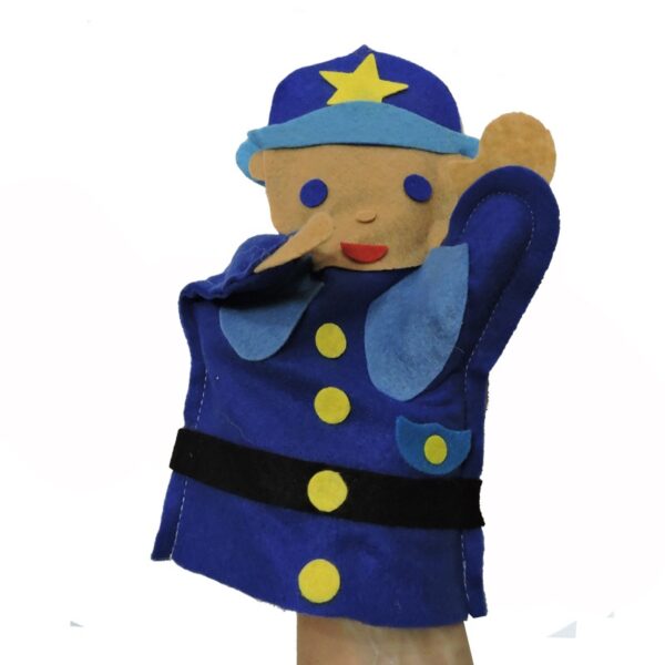 policeman hand puppet