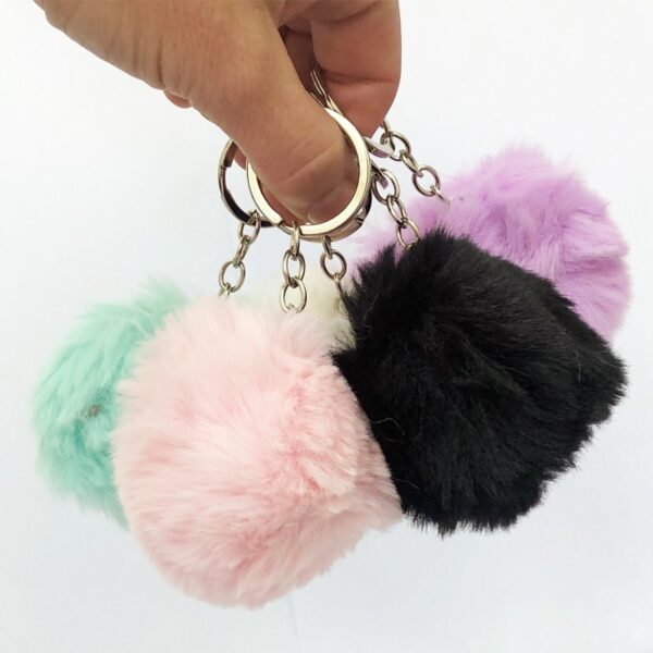fluffy keyring