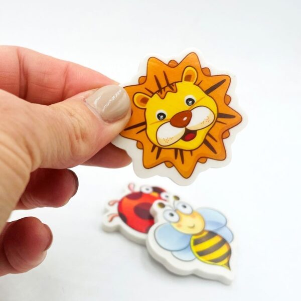 animal erasers