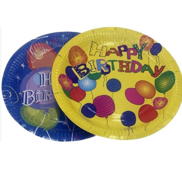 party plates 10pc assorted