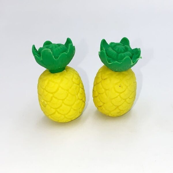 Quirky Pineapple Erasers 2 pack