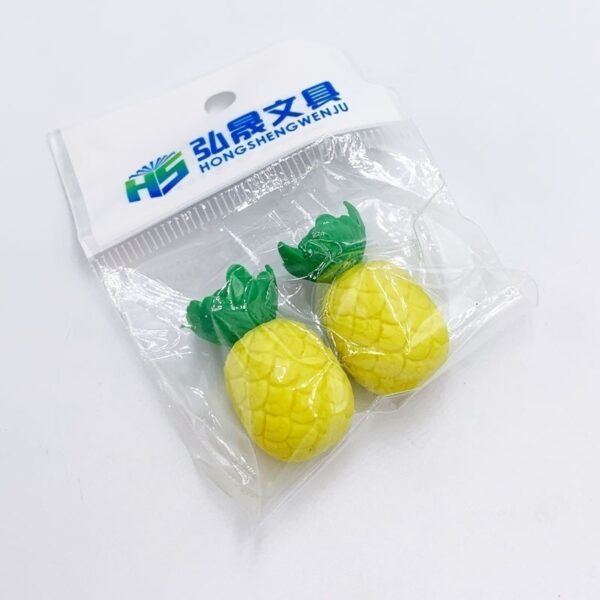 Pineapple Erasers 2pk