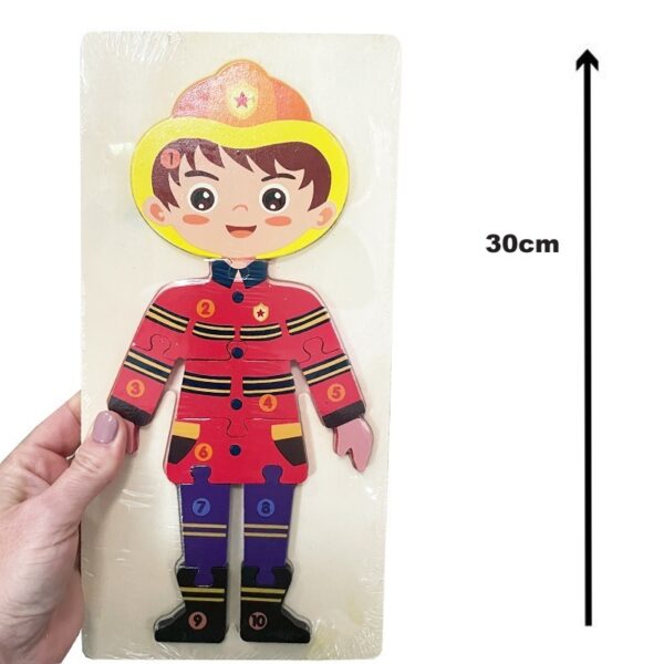 Wooden Body Puzzles Assorted