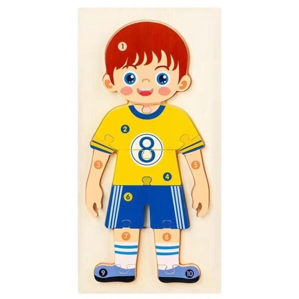 Wooden Body Puzzles Assorted