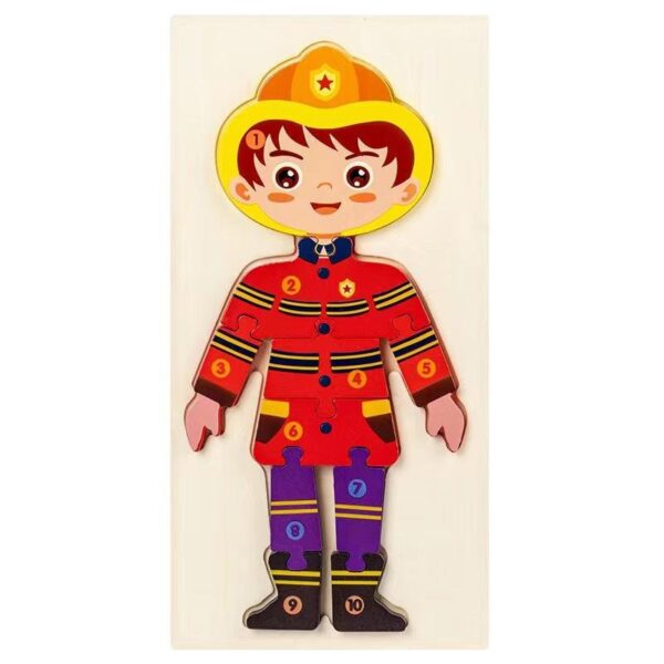 Wooden Body Puzzles Assorted
