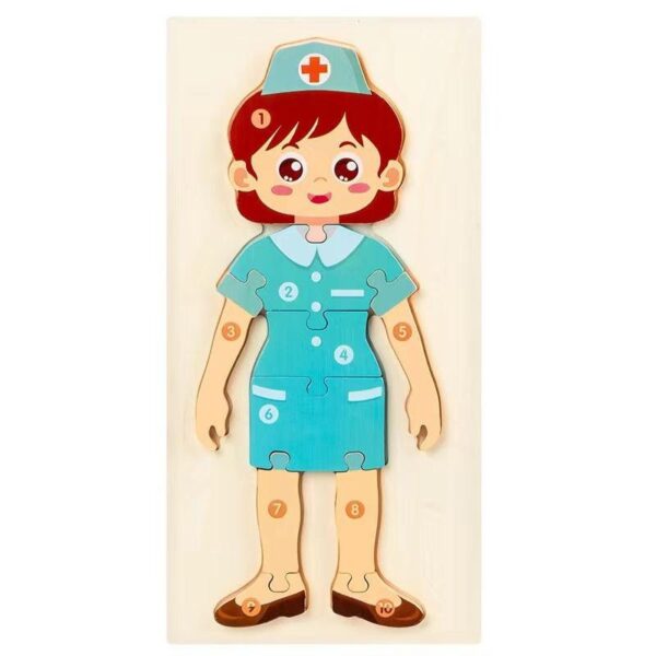 Wooden Body Puzzles Assorted