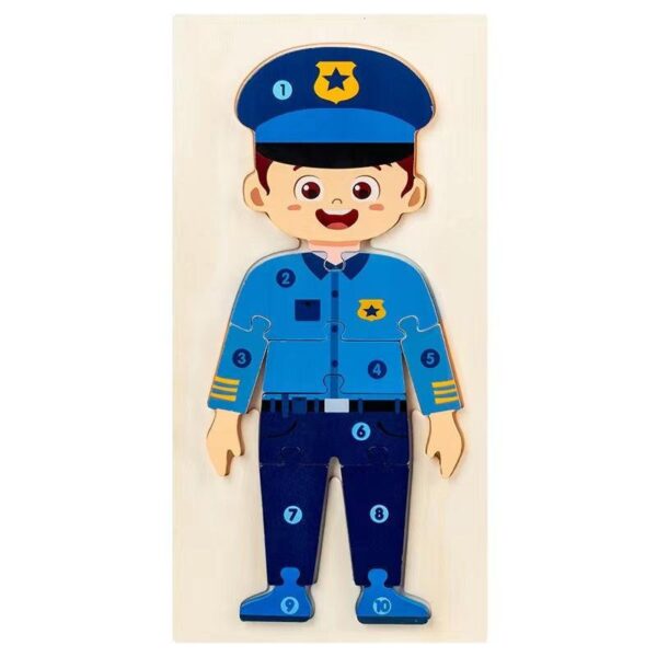 Wooden Body Puzzles Assorted