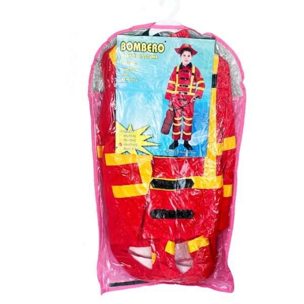 Fireman Dress Up Costume 3pc