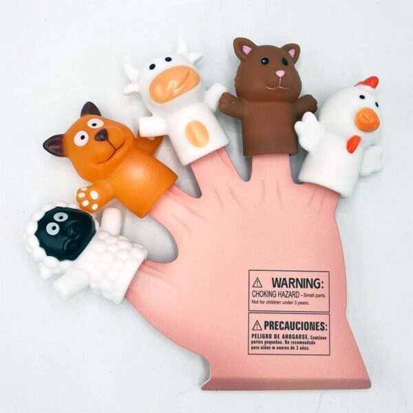 Finger Puppets 5pc Assorted