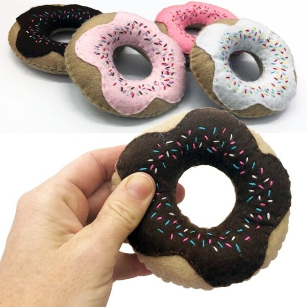 felt food doughnuts