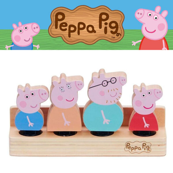 Peppa Pig Wooden Family Figures