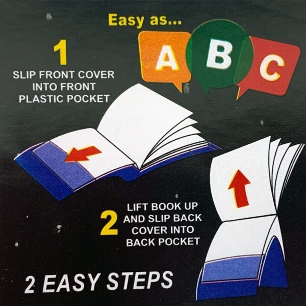 Eezy Asst A4 Book & Cover 5pk - Image 3