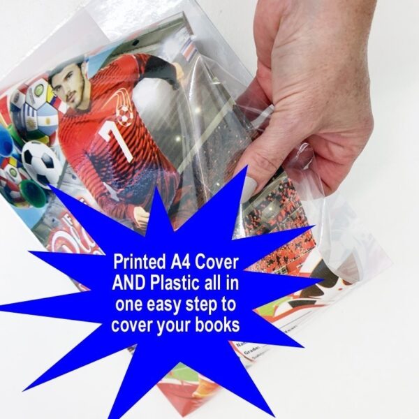 Eezy Assorted A4 Book & Plastic Cover 5pk