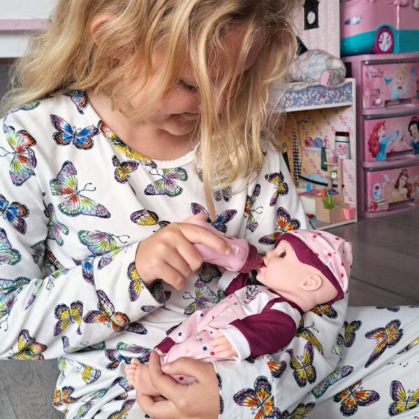 B/O Baby Doll with Feeding Set