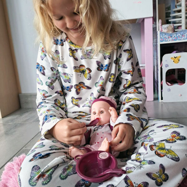B/O Baby Doll with Feeding Set