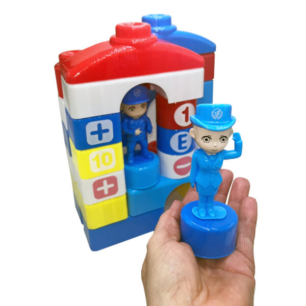 Large Blocks Police Set