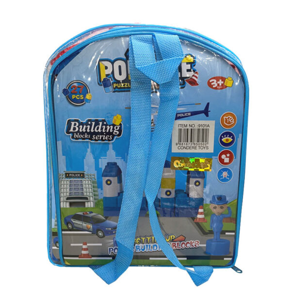 Large Blocks Police Set