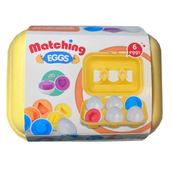 Matching Shape Eggs 6pc