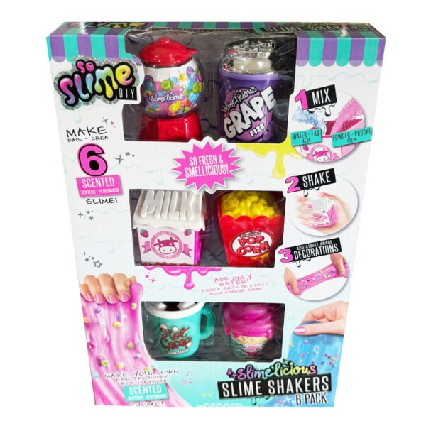 Slimelicious Slime Shakers 6 Pack