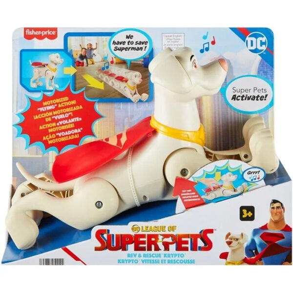 Fisher-Price DC League of Super-Pets Rev & Rescue Krypto