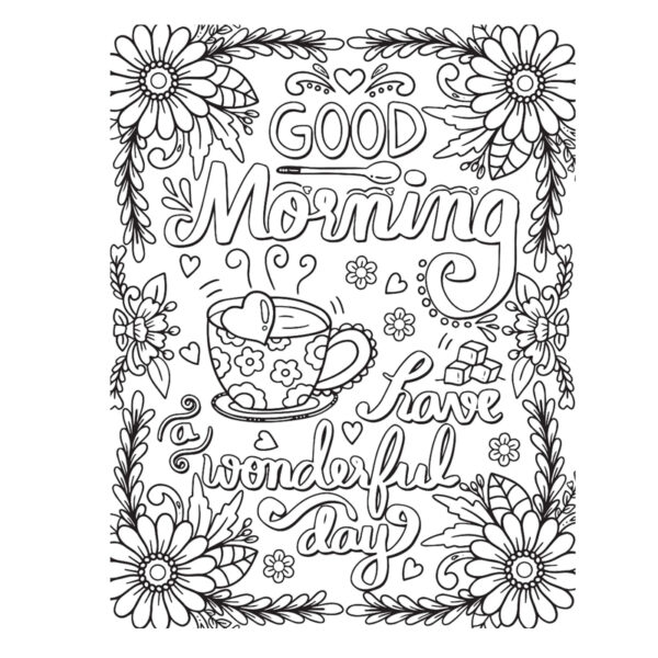 Adult Colouring in Book