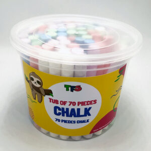 Bulk Tub 70 Pieces of Chalk
