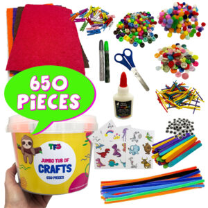 Bulk Bucket of Crafts 650pcs